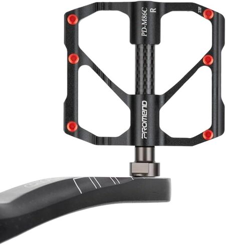 Aluminum Alloy & Carbon Fiber MTB Pedals - 9/16" Sealed 3-Bearing System | Lightweight Non-Slip Platform for Road, Mountain & BMX Bikes in Saudi Arabia
