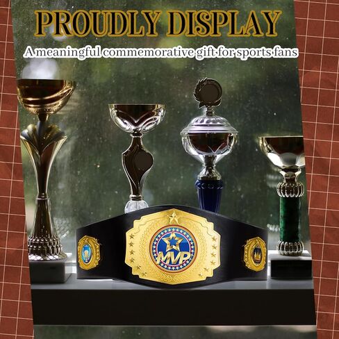 حزام البطولة مقاس 51 بوصة للكبار، حزام الكأس الكبير للبطولة، أحزمة عنوان المصارعة الجلدية للجوائز الثقيلة والرياضة والجوائز والمناسبات in Kuwait