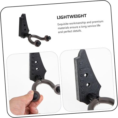 VANZACK Guitar Violin Holder Morin Khuur Wall Mounted Rack Ukulele Hook Easy Install Space Saving Lightweight Design for String Instruments Display Finish in Saudi Arabia