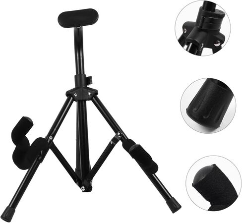Milisten Unique Design Folding Guitar Stand Guitar Clamp Wall Mount Holder for Music Lovers in Saudi Arabia