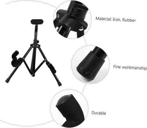 Milisten Unique Design Folding Guitar Stand Guitar Clamp Wall Mount Holder for Music Lovers in Saudi Arabia