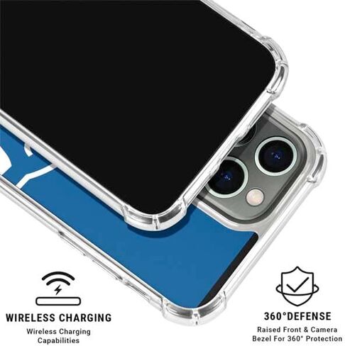 Skinit Clear Phone Case Compatible with iPhone 15 Pro Max - Officially Licensed NFL Seattle Seahawks Retro Logo Design in Saudi Arabia