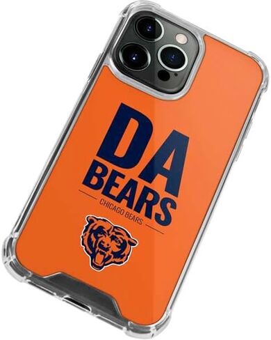 حافظة هاتف Skinit الشفافة متوافقة مع iPhone 13 Pro Max - تصميم شعار فريق NFL Chicago Bears مرخص رسميًا in Saudi Arabia