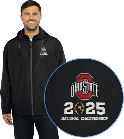جاكيت رجالي من Vantage Apparel NCAA ولاية أوهايو بوكس ​​الوطنية للبطولة الوطنية للرياح in Saudi Arabia