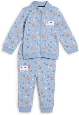PUMA Unisex-Child BMW M Motorsport Jogger, Blue Wash All-Over-Print SS25, 6-9M in Saudi Arabia