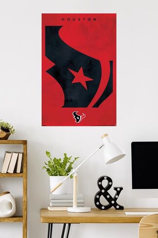 ملصق حائط من Trends International NFL Houston Texans - شعار 25، مقاس 34 طولًا × 22.4 عرضًا، نسخة غير مؤطرة in Saudi Arabia