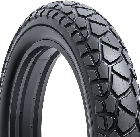 YUNSCM 2-PCS 20" Heavy Duty 20x4.0/98-406 Fat E-Bike Tires 20inch Fat Tires Compatible with Electric Bike 20 x 4.0 20X4 All-Terrain Directional Tread Bicycle Tires (Y-1327) in Saudi Arabia