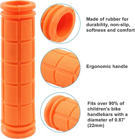4Pcs Bike Handlebar Grips, Non Slip Rubber Bicycle Handlebar Grips Replacement for Bikes in Saudi Arabia