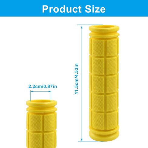 4Pcs Bike Handlebar Grips, Non Slip Rubber Bicycle Handlebar Grips Replacement for Bikes in Saudi Arabia