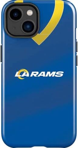 حافظة هاتف Skinit Impact متوافقة مع iPhone 15 - تصميم مرخص رسميًا من NFL Los Angeles Rams in Saudi Arabia