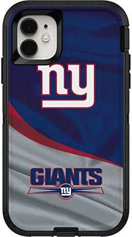 غلاف Skinit متوافق مع حافظة OtterBox Defender iPhone 11 - تصميم NFL New York Giants المرخص رسميًا in Saudi Arabia