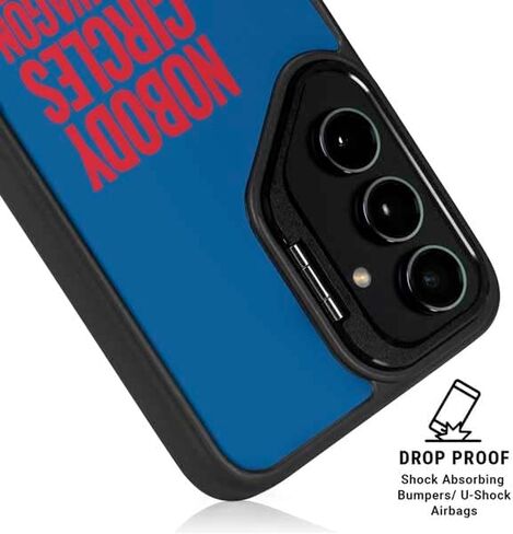 حافظة هاتف Skinit Kickstand متوافقة مع هاتف Galaxy S24 Ultra - تصميم شعار فريق NFL Buffalo Bills المرخص رسميًا in Saudi Arabia