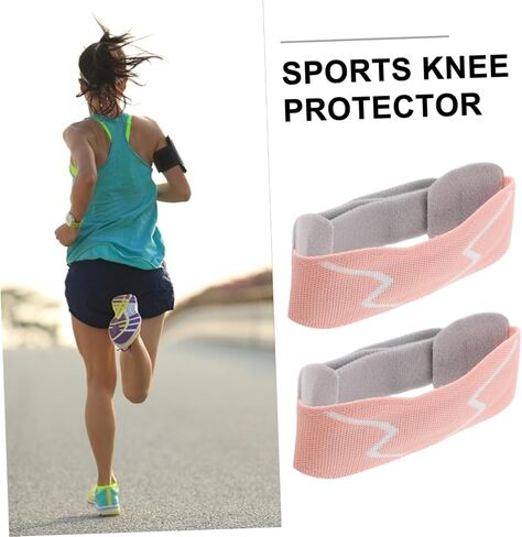 2pcs Adjustable Knee Straps Band Men Breathable Patellar Support Wraps For Running Basketball Shock Absorbing Sports Knee Braces Pads For Outdoor Activities in Saudi Arabia