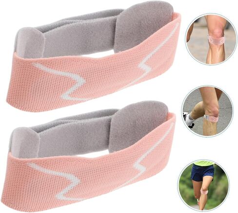 2pcs Adjustable Knee Straps Band Men Breathable Patellar Support Wraps For Running Basketball Shock Absorbing Sports Knee Braces Pads For Outdoor Activities in Saudi Arabia