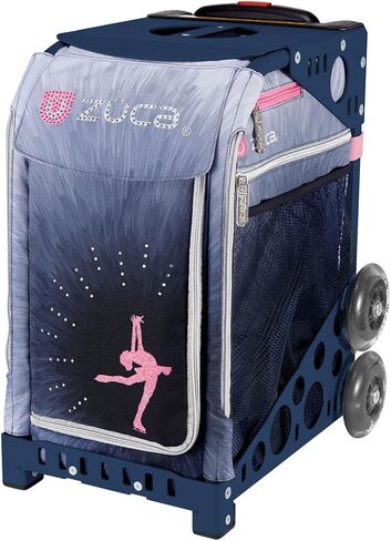 حقيبة Zuca Ice Dreamz Lux Sport Insert وإطار باللون الأزرق الداكن مع عجلات وامضة in Saudi Arabia