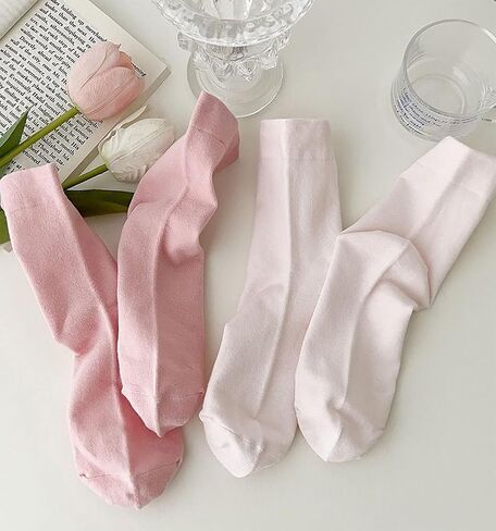 Women's Cotton Crew Socks 5-Pack | Soft Comfort Breathable | Everyday in Saudi Arabia