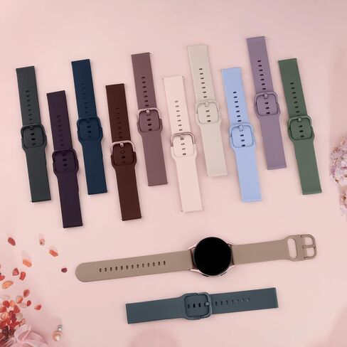 Oumida TPU Bands for Amazfit Bip 3 Pro/Bip 3/ Bip U Pro/Bip U/Bip S/Bip Lite/Bip S Lite/GTS 42mm, 20mm Quick Relase Soft Straps with Metal Buckle, Durable Wristbands for Women Men in Saudi Arabia