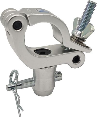 1.58-2 Inch Side Entry Half Coupler Clamp for 40-51mm Stage Light Clamps Pipe 660 lbs Capacity (Black) in Saudi Arabia