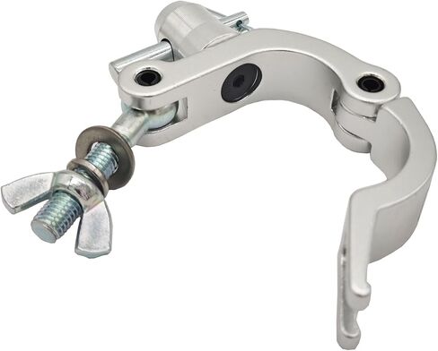 1.58-2 Inch Side Entry Half Coupler Clamp for 40-51mm Stage Light Clamps Pipe 660 lbs Capacity (Black) in Saudi Arabia