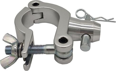 1.58-2 Inch Side Entry Half Coupler Clamp for 40-51mm Stage Light Clamps Pipe 660 lbs Capacity (Black) in Saudi Arabia
