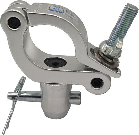 1.58-2 Inch Side Entry Half Coupler Clamp for 40-51mm Stage Light Clamps Pipe 660 lbs Capacity (Black) in Saudi Arabia