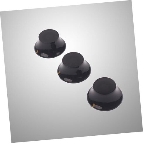 ibasenice Vintage Look Guitar Knobs 3 Pcs Set Black Yellow Mark Volume Tone Control for in Saudi Arabia