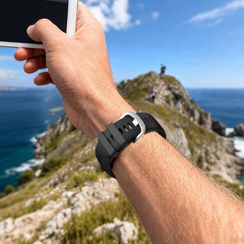 أساور لساعة Garmin Forerunner 255/265,22 مم متوافقة مع Garmin Vivoactive 4/Venu 3/Venu 2 in Kuwait
