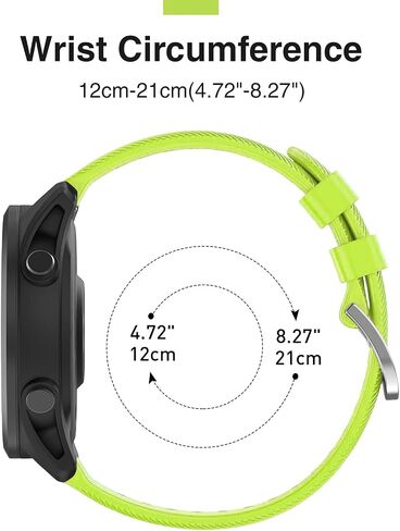 أساور لساعة Garmin Forerunner 255/265,22 مم متوافقة مع Garmin Vivoactive 4/Venu 3/Venu 2 in Kuwait