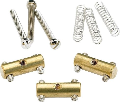 Fender 099-0843-000 Vintage Tele Bridge Sections/Saddles Brass, Set of 3 in Saudi Arabia