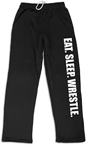 أكل النوم المصارعة Sweatpants | ملابس المصارعة من ChalkTalk Sports | ألوان متعددة | أحجام الشباب والكبار in Saudi Arabia