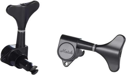 KAISH 6 String 3R3L 18:1 Sealed Bass Tuners Bass Guitar Tuning Keys Tuning Machine Heads for Ibanez/Yamaha Style Acoustic/Electric Bass Black in Saudi Arabia