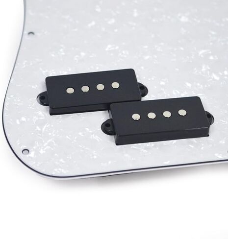 حماية اختيار باس سلكية مسبقًا من اللؤلؤ الأبيض محملة بـ P Bass Pickguard للحصول على دقة P Bass in Kuwait