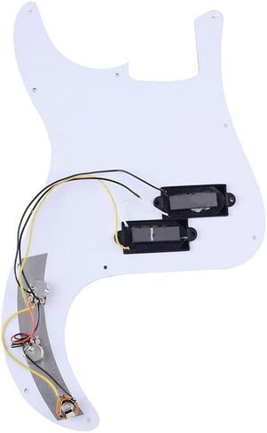 حماية اختيار باس سلكية مسبقًا من اللؤلؤ الأبيض محملة بـ P Bass Pickguard للحصول على دقة P Bass in Kuwait
