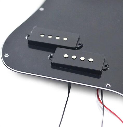 حماية اختيار باس سلكية مسبقًا من اللؤلؤ الأبيض محملة بـ P Bass Pickguard للحصول على دقة P Bass in Kuwait