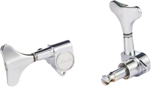 KAISH 6 String 3R3L 18:1 Sealed Bass Tuners Bass Guitar Tuning Keys Tuning Machine Heads for Ibanez/Yamaha Style Acoustic/Electric Bass Black in Saudi Arabia