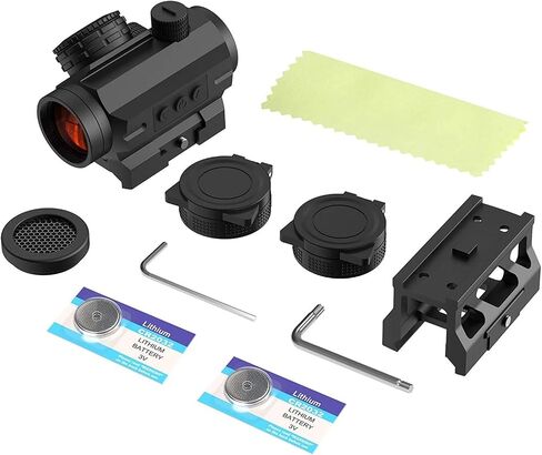 Feyachi V30 2MOA Red Dot Sight مع تشغيل وإيقاف تلقائي - نطاق نقطة حمراء مدمج مقاس 1 × 20 مم لسكك Picatinny الحديدية، يتميز بمظهر منخفض وحامل مطلق للشاهد المشترك، وغطاء عدسة قابل للطي، وجهاز مضاد للانعكاس in Kuwait