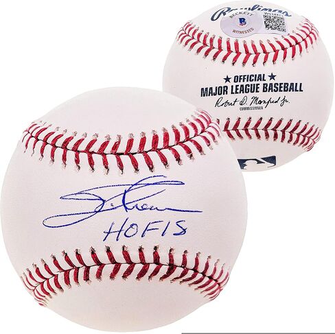 جيم توم موقعة من M.L.B البيسبول الهنود الرسمي "HOF 18" Beckett BAS Witness Stock #207969 in Saudi Arabia