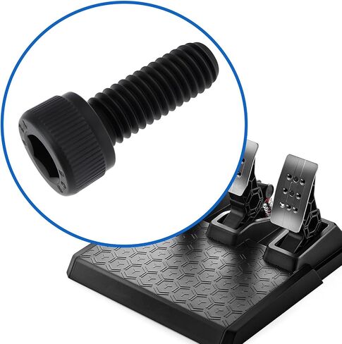 10 قطعة مسامير تثبيت بدواسات M6x16mm متوافقة مع THRUSTMASTER T3PM T-LCM in Saudi Arabia