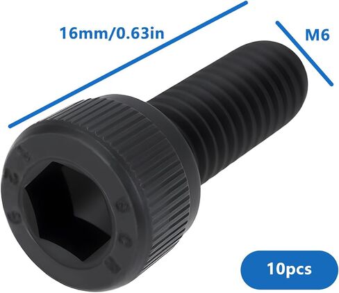 10 قطعة مسامير تثبيت بدواسات M6x16mm متوافقة مع THRUSTMASTER T3PM T-LCM in Saudi Arabia