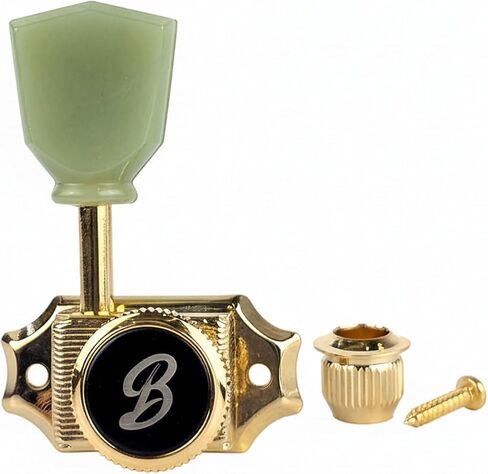 موالفات قفل على الطراز الكوري الصنع، نسبة تروس 18:1، مطلية بالذهب مع أزرار لؤلؤية، مجموعة مكونة من 6 قطع in Kuwait