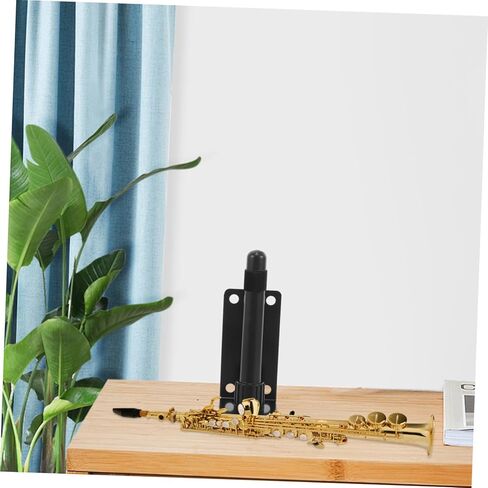 Wall Mounted Flute and Clarinet Hanger Hook Durable Instrument Holder for Wind Instruments Space Saving Design for Organized Storage for Musicians and Decor in Kuwait