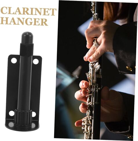 Wall Mounted Flute and Clarinet Hanger Hook Durable Instrument Holder for Wind Instruments Space Saving Design for Organized Storage for Musicians and Decor in Kuwait