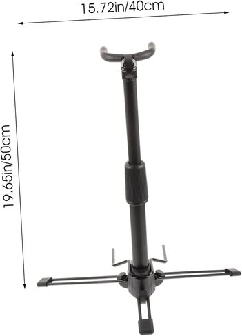 Yardwe Adjustable Wind Instrument Holder Portable Folding Stand for Aerophones Easy Setup Durable Design for Display and Storage Suitable for Various Instruments in Saudi Arabia