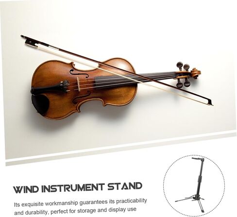 Yardwe Adjustable Wind Instrument Holder Portable Folding Stand for Aerophones Easy Setup Durable Design for Display and Storage Suitable for Various Instruments in Saudi Arabia