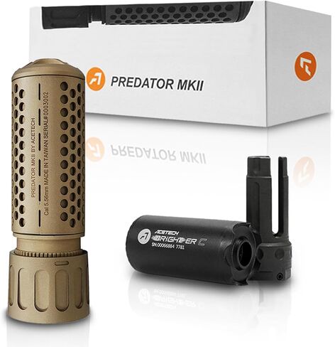 ACETECH Airsoft Rifle Tracer Unit Predator MKII 14 مللي متر CCW خيط سلبي يتوهج في الظلام BB LED شعاع تأثير الإضاءة in Kuwait