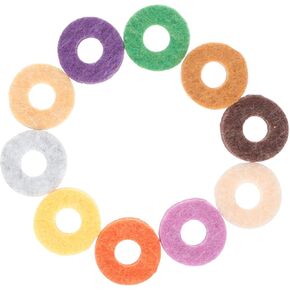 Yardwe 20Pcs Cymbal Felt Pads Durable Drum Kit Cymbal Protectors for Drummers Easy to Use Cymbal Cushion for Acoustic Electronic Drums in Saudi Arabia