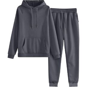 Sweatsuits Women 2 Piece Outfit - Matching Lounge Sets Winter Casual Sweat Pants Hoodie Tracksuit Comfy Loungewear in Saudi Arabia