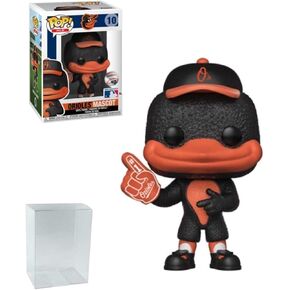 POP! Sports MLB Mascots Baltimore Orioles, The Orioles Bird #10 Action Figure (Bundled with Pop Box Protector to Protect Display Box) in Kuwait