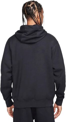 Nike Sportswear Club Fleece Men's Pullover Hoodie (BLACK/WHITE, FQ6155-010) Size Small in Saudi Arabia