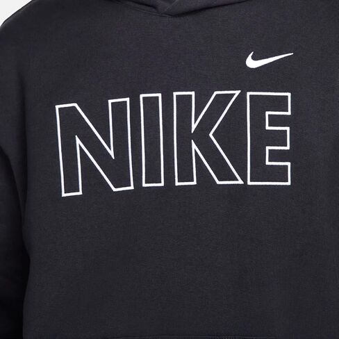 Nike Sportswear Club Fleece Men's Pullover Hoodie (BLACK/WHITE, FQ6155-010) Size Small in Saudi Arabia